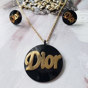 Chain set wiht earrings stainless steel